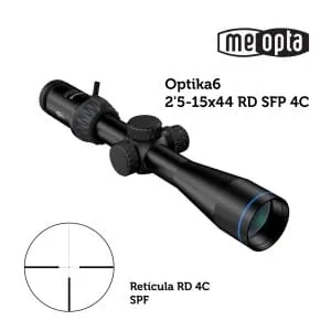 Meopro OPTIKA6 – 2,5-15×44 SFP – Rd 4C - Meopta