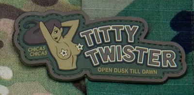 Parche de Goma 3D Titty Twister - MSM