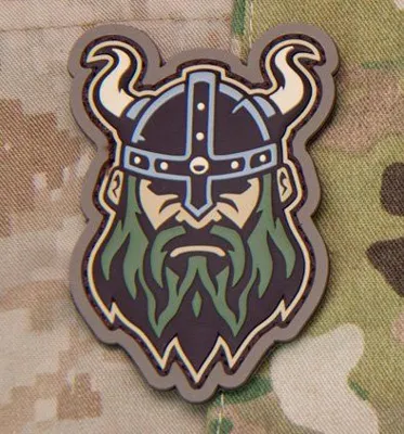 Parche de Goma 3D Guerrero Vikingo - MSM