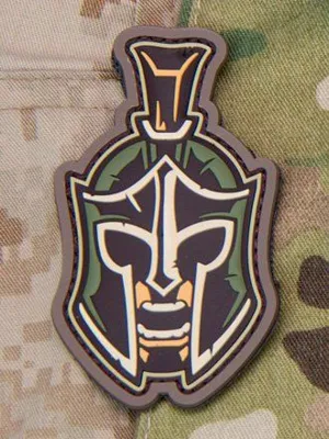 Parche de Goma 3D Spartan Head - MSM