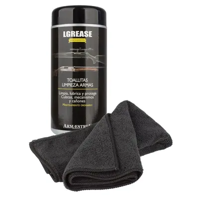 Lgrease Eo. Toallitas Limpiadoras + Toalla Microfibra Armefibre - Armaestria