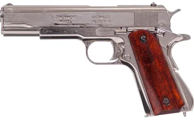 Colt 1911 Nickel AUTOMATIC.45 M1911A1 - Denix