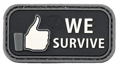 Parche de Goma 3D WE Survive - JTG