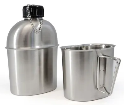 Cantimplora de Acero Inoxidable con Cazo y Funda - Relags