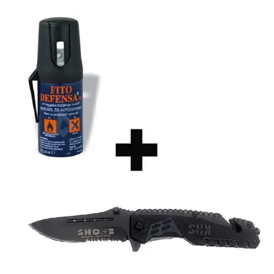 Spray Fito Defensa + Navaja Combat - SHOKE