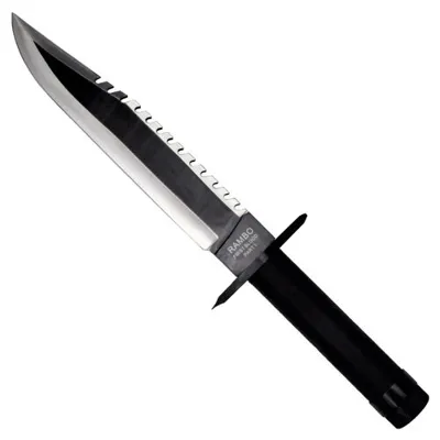 Cuchillo de Caza Rambo I H22.5CM. - Otras Marcas