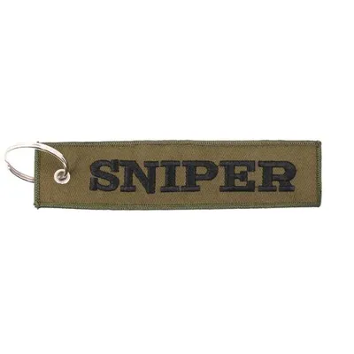 Llavero Cinta Tela Rectangular Sniper - Otras Marcas