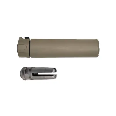 Silenciador Tipo SOCOM 556 165mm con Bocacha Incluida - DF Tactical