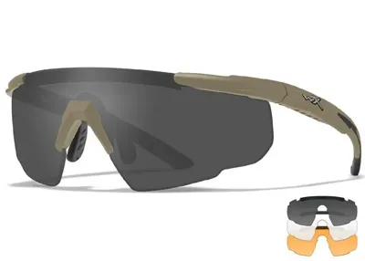 Sabre Adv Smoke/Clear/Rust Frame - Wiley X