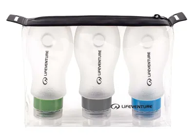 Set de Botellas de Viaje Silicone Travel Bottle - Lifesystems