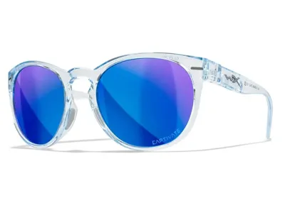 Covert – Lentes de Espejo Polarizadas Captivate – Montura Zafiro Claro Cristal Brillante