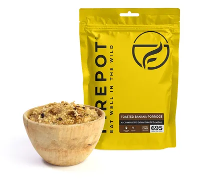 Gachas de Plátano Tostado 695 Kcal - Firepot