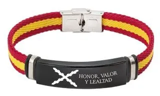Pulsera de Acero Barbaric Honor, Valor y Lealtad - Barbaric Force