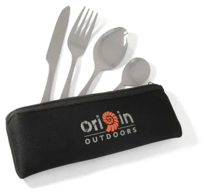 Set de Cubiertos con Funda Origin Outdoors Biwak Dinner - Relags