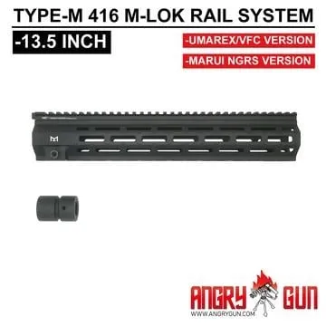 Type-M M-LOK Rail 416 for Umarex/VFC - 13.5" - AngryGun