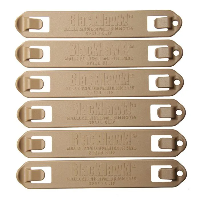 Blackhawk Anclajes Speed Clips 3" · Coyote