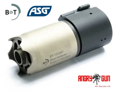 Rotex V Blast Deflector Suppressor - Dummy - AngryGun