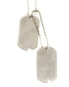 Chapas Dog Tag US ARMY II Guerra Mundial - MilTec