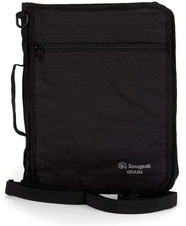 Snugpak Porta Documentos Grab A4 · Negro