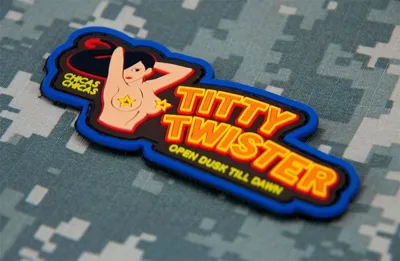 Parche de Goma 3D Titty Twister - MSM