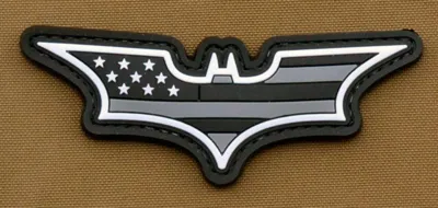 Parche de Goma 3D Batman USA - La Patcheria