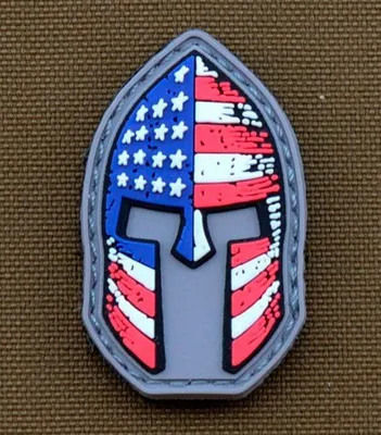 Goma 3D Casco Espartano USA - La Patcheria
