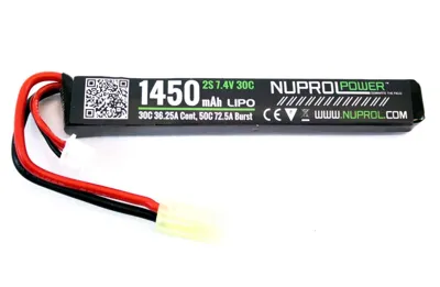 7.4V LIPO 1450mAh 1 Elemento - Nuprol
