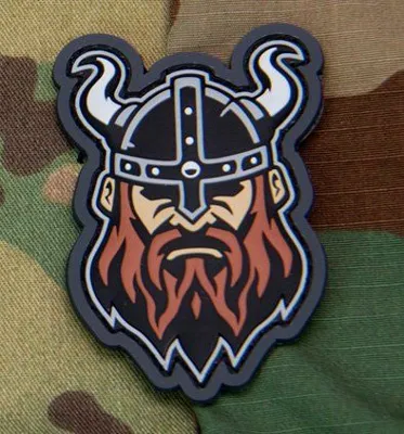 Parche de Goma 3D Guerrero Vikingo - MSM
