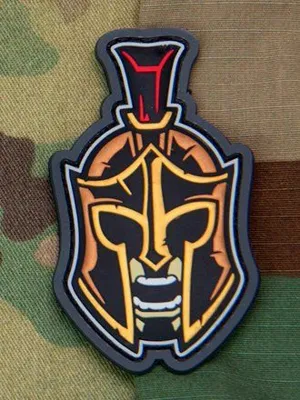 Parche de Goma 3D Spartan Head - MSM