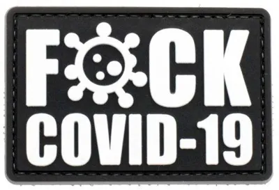 Goma 3D Fuck COVID-19 - La Patcheria