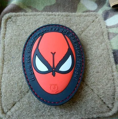 Parche de Goma 3D Spiderboobs - JTG