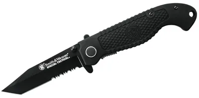 Navaja Special Tactical Tanto con Sierra - Smith & Wesson