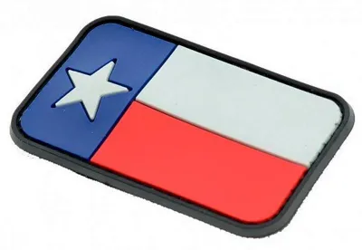 Goma 3D Bandera de Texas - La Patcheria