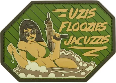 Parche de Goma Uzis Floozies Jacuzzis - MSM