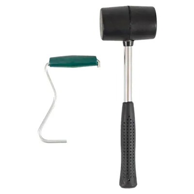 Mazo de Goma con Extractor de Piquetas - Highlander
