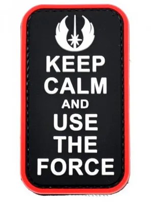 3D Star Wars Keep Calm - La Patcheria