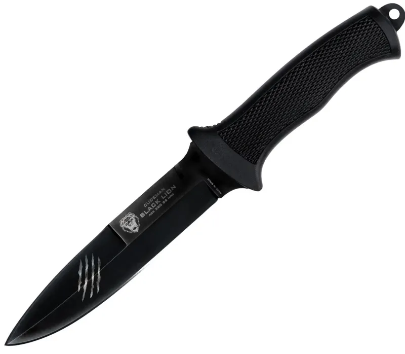 Cudeman Cuchillo Lion 28 cm · Negro