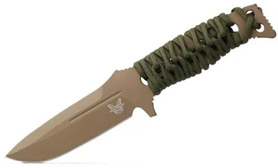 Cuchillo de Filo Liso Fixed Adamas Tierra - Benchmade