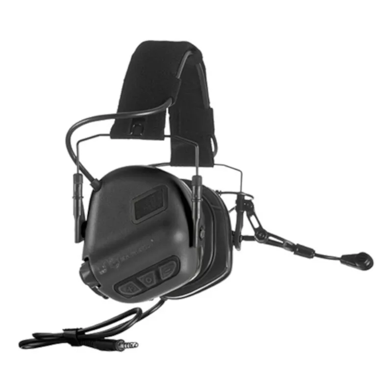 Earmor Cascos M32 Plus Tactical · Negro