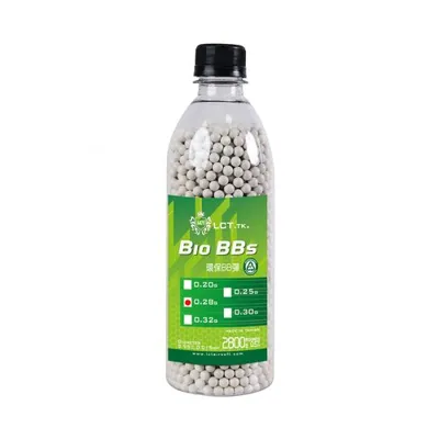 Botella 0.28g. Bio 2800BBs - LCT Airsoft