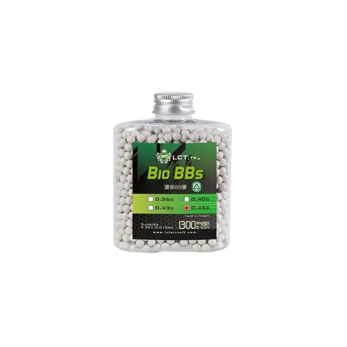 LCT Airsoft Botella 0.45g. Bio 1300BBs