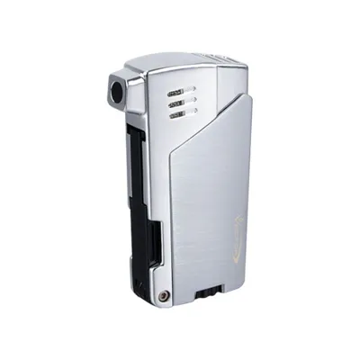 Encendedor para Pipa Gladius Angled Flame Cromo - Vector
