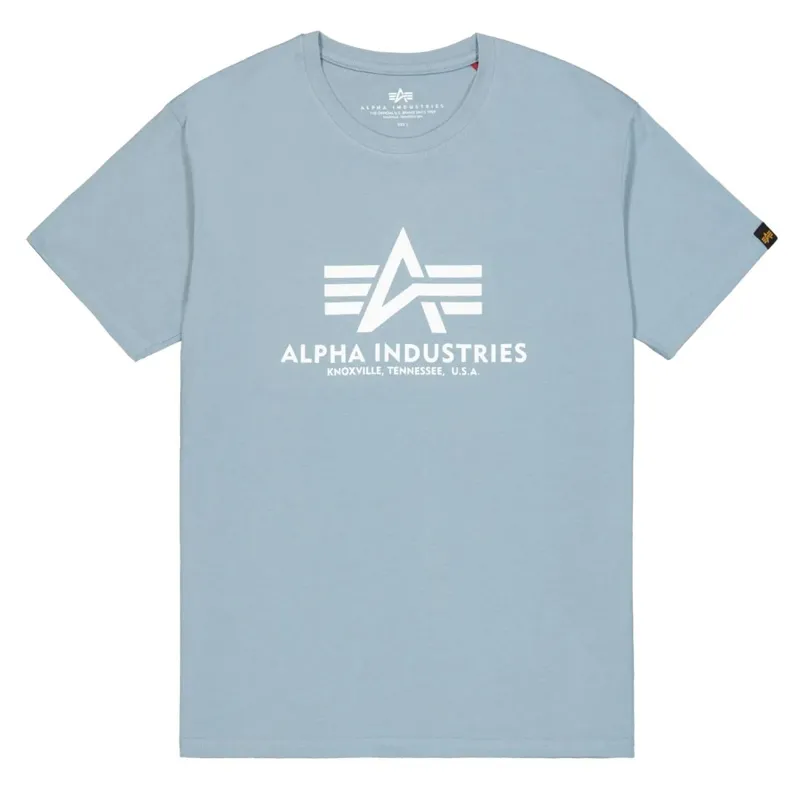 Alpha Industries Basic Big Logo · Gris azul