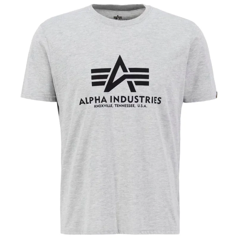 Alpha Industries Basic Big Logo Heather · Gris