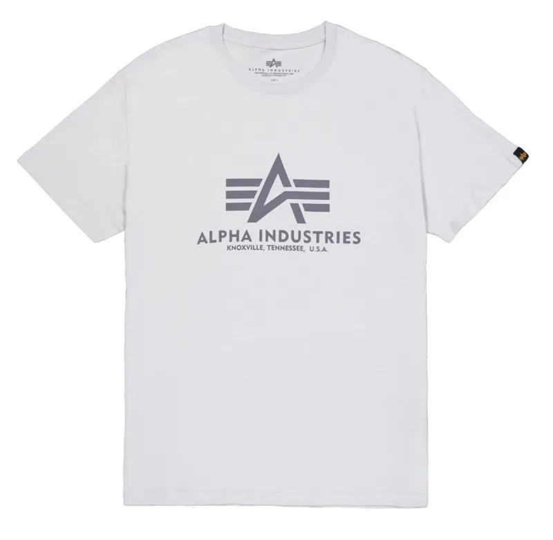 Alpha Industries Basic Big Logo Pastel · Gris