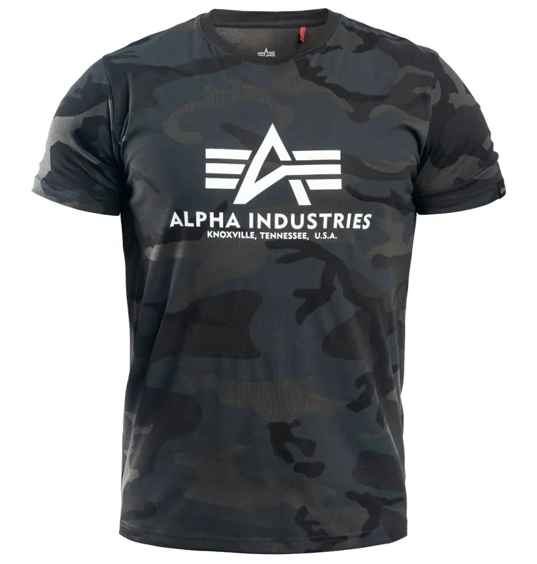 Alpha Industries Basic Big Logo · Negro