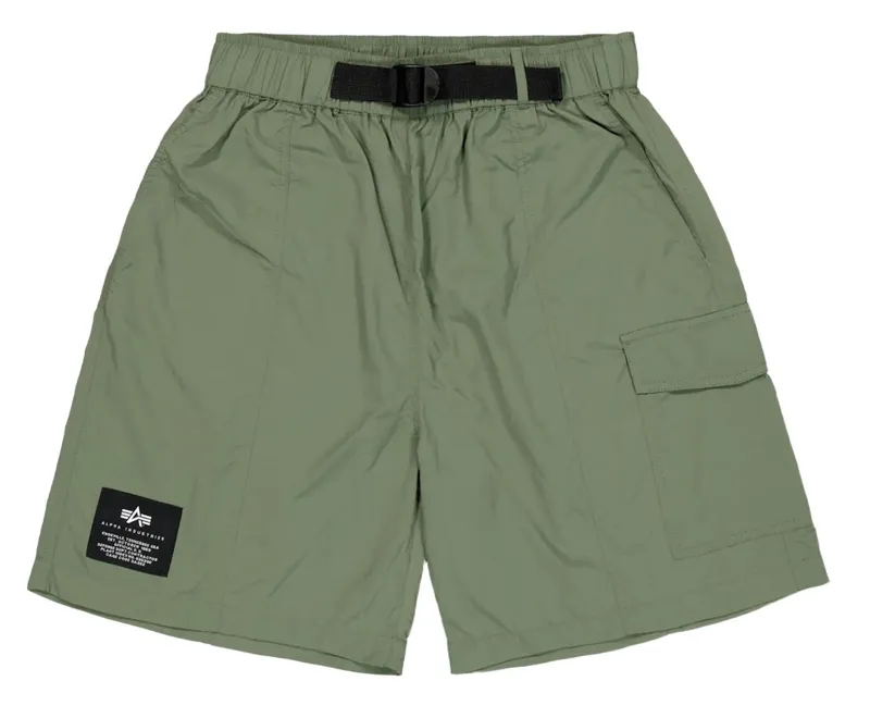 Alpha Industries Cortos Nylon Cargo Sage · Verde / OD