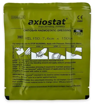 Venda Hemostática Z-Fold Axiostat MIL150 - Celox