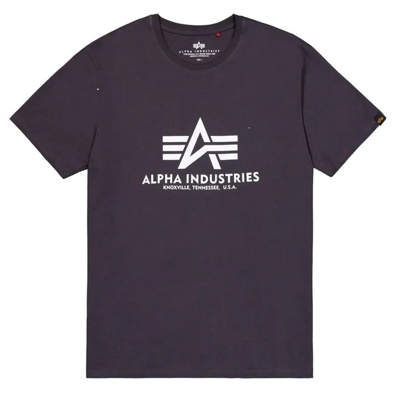 Alpha Industries Basic Big Logo Iron · Gris