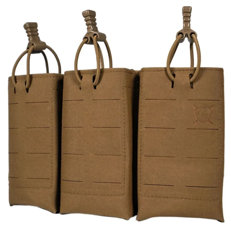 Bulltac Porta Cargador Triple HK416 · Coyote